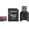 KINGSTON Canvas React Plus microSD 128GB Class 10 UHS-II U3 V90 A1 čitalec adapter (MLPMR2/128GB) profesionalna spominska kartic