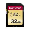 SDHC TRANSCEND 32GB 500S, 95/60MB/s, MLC, C10, UHS-I Speed Class 3 (U3), V30 (TS32GSDC500S)