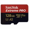 SDXC SANDISK MICRO 128GB EXTREME PRO, 170/90MB/s, UHS-I Speed Class 3, V30, adapter (SDSQXCY-128G-GN6MA)