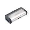 TYPE-C & USB DISK SANDISK 32GB ULTRA DUAL, 3.1/3.0, srebrno-črn, drsni priključek (SDDDC2-032G-G46)
