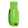 USB DISK SANDISK 16GB CRUZER BLADE ZELENA, 2.0, zelen, brez pokrovčka